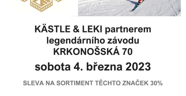 Kästle a Leki partnerem legendárního závodu KRKONOŠSKÁ 70