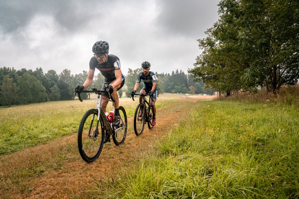 Filip Adel finished second at the Czech Gravel Championship for the first time