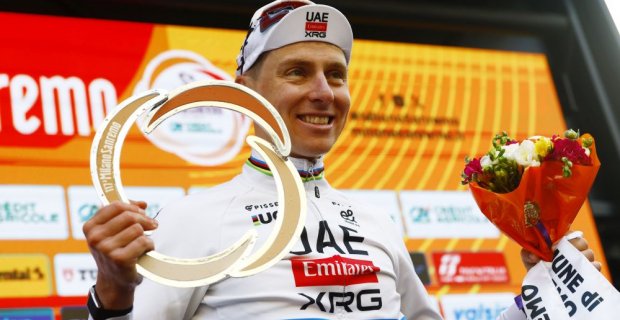 Tadej Pogačar vyhrál Milan - San Remo