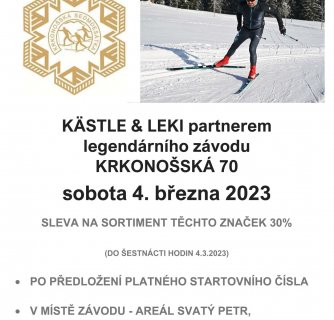 Kästle a Leki partnerem legendárního závodu KRKONOŠSKÁ 70