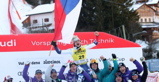 Historický úspěch pro české alpské lyžování - Jan Zabystřan vyhrál závod Světového poháru